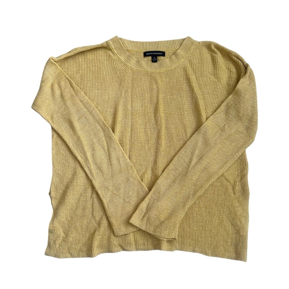 Banana Republic Linen Blend Crewneck Sweater
